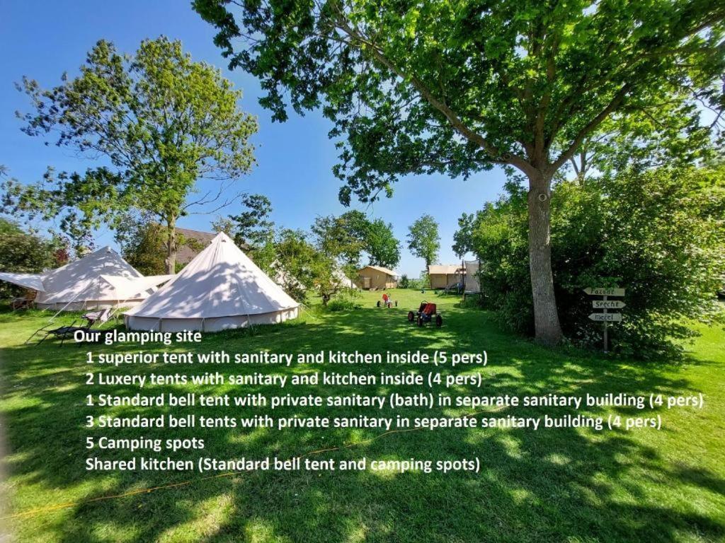 Bell Tent Glamping Essenhof Aagtekerke Exterior photo